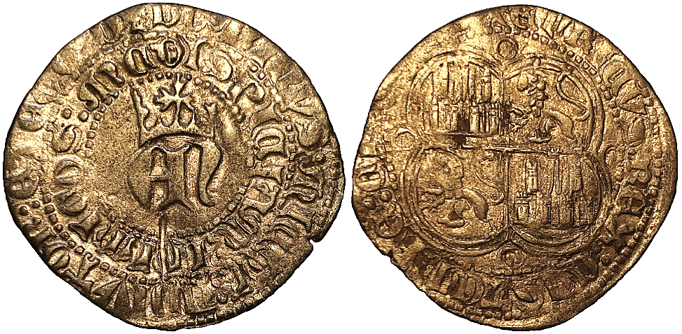 Tipo 2. Real de Vell&oacute;n con &ldquo;EN&rdquo; Coronadas