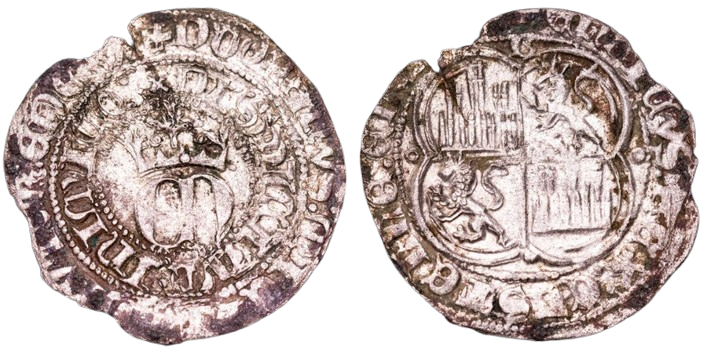 Tipo 2. Real de Vell&oacute;n con &ldquo;EN&rdquo; Coronadas