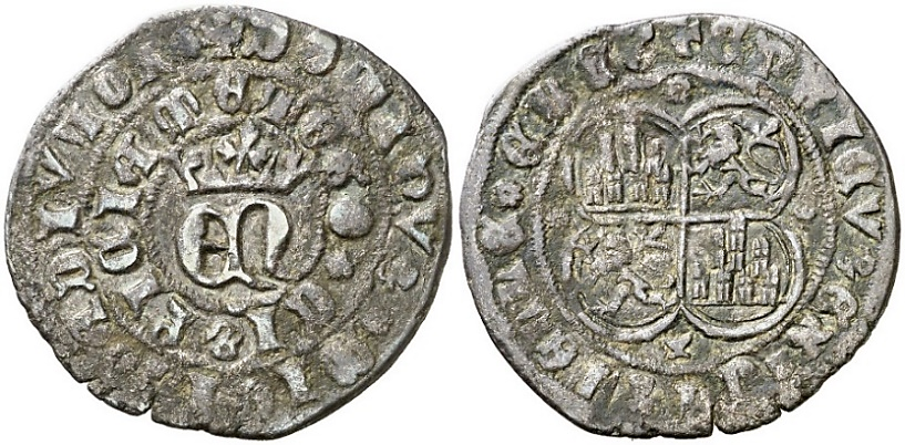 Tipo 2. Real de Vell&oacute;n con &ldquo;EN&rdquo; Coronadas