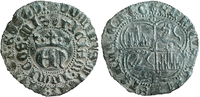 Tipo 2. Real de Vell&oacute;n con &ldquo;EN&rdquo; Coronadas