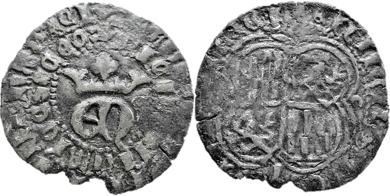 Tipo 2. Real de Vell&oacute;n con &ldquo;EN&rdquo; Coronadas