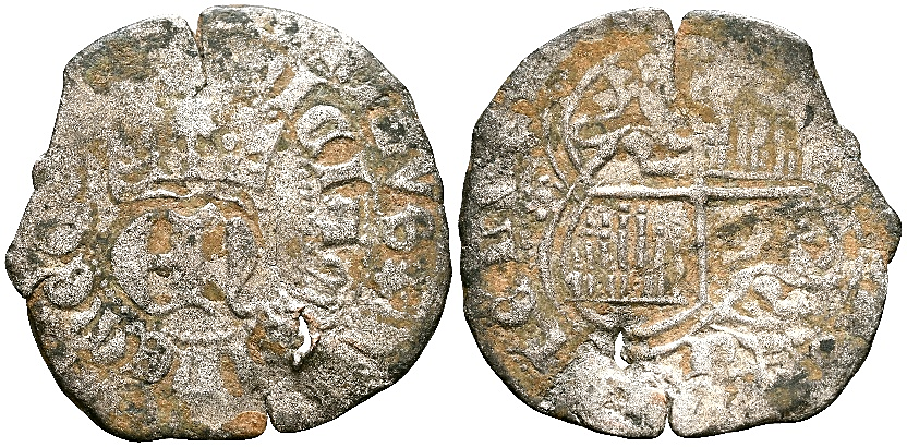 Tipo 2. Real de Vell&oacute;n con &ldquo;EN&rdquo; Coronadas