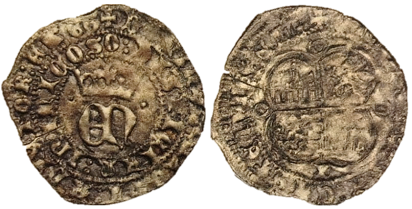 Tipo 2. Real de Vell&oacute;n con &ldquo;EN&rdquo; Coronadas