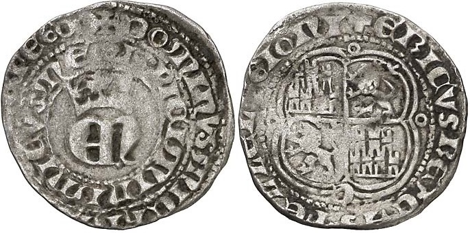 Tipo 2. Real de Vell&oacute;n con &ldquo;EN&rdquo; Coronadas