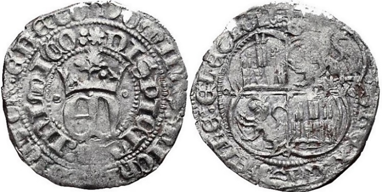 Tipo 2. Real de Vell&oacute;n con &ldquo;EN&rdquo; Coronadas