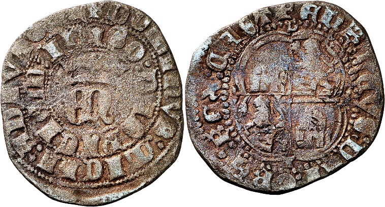 Tipo 2. Real de Vell&oacute;n con &ldquo;EN&rdquo; Coronadas