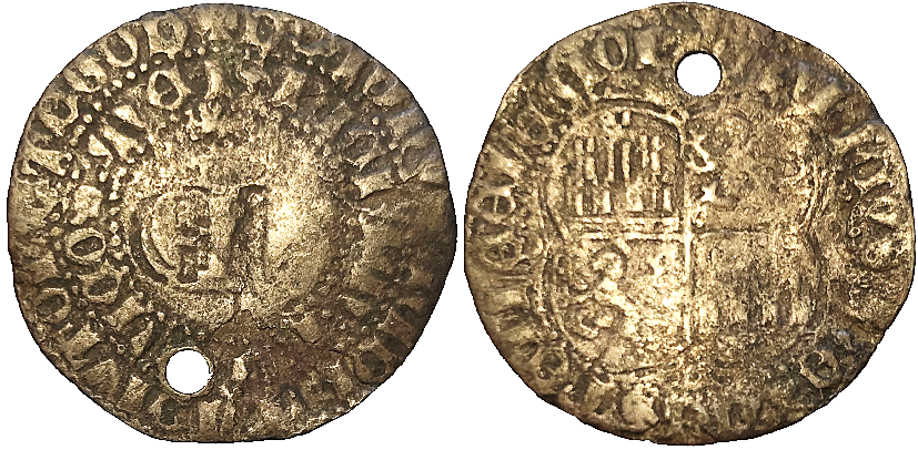 Tipo 2. Real de Vell&oacute;n con &ldquo;EN&rdquo; Coronadas