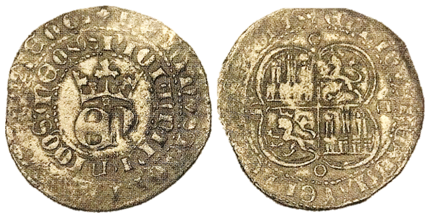 Tipo 2. Real de Vell&oacute;n con &ldquo;EN&rdquo; Coronadas