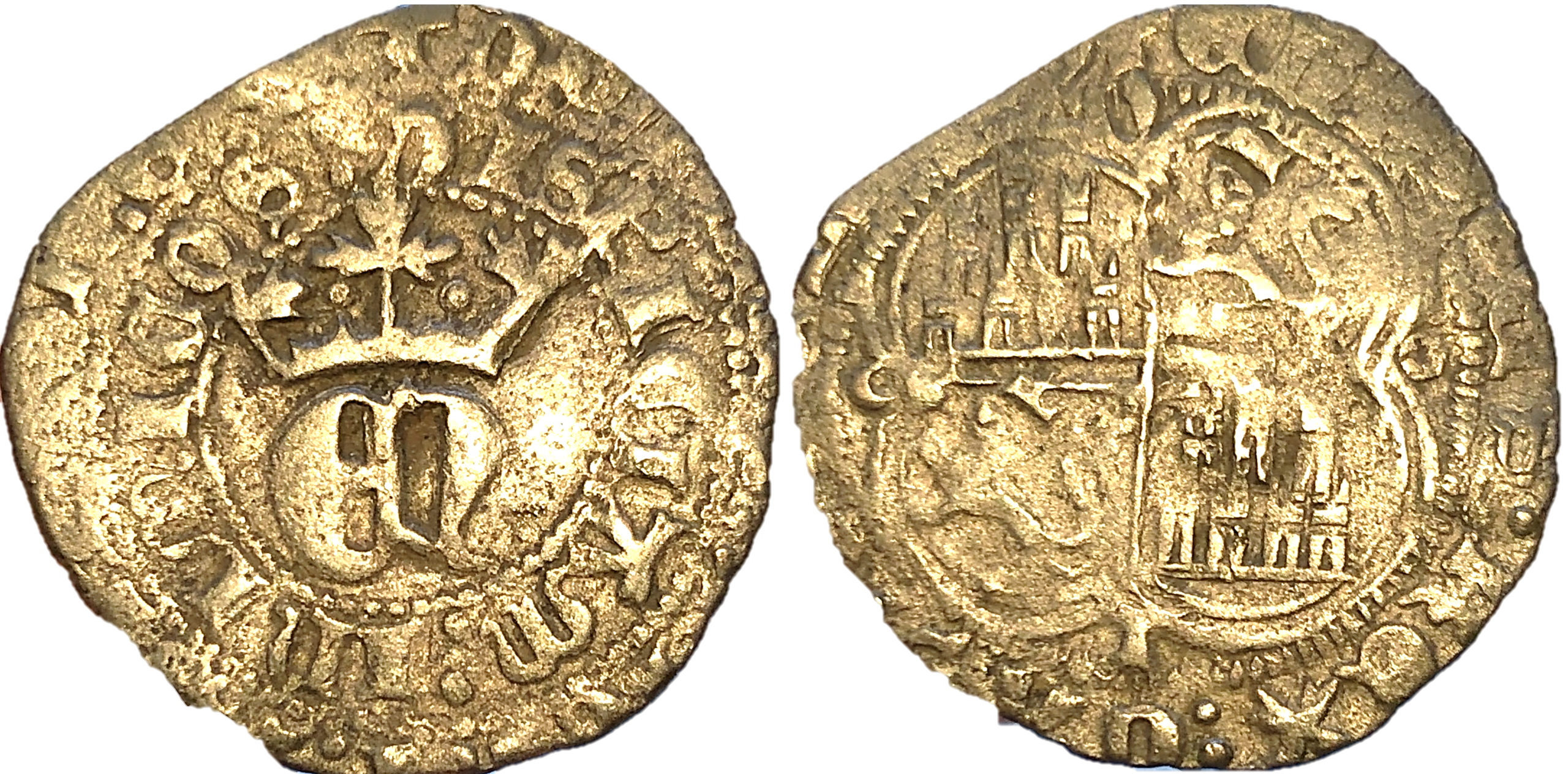 Tipo 2. Real de Vell&oacute;n con &ldquo;EN&rdquo; Coronadas