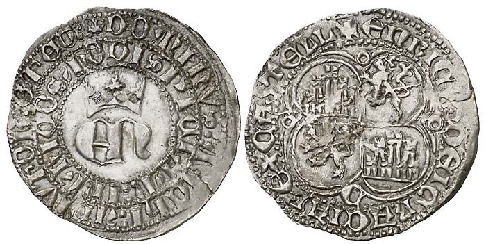 Tipo 2. Real de Vell&oacute;n con &ldquo;EN&rdquo; Coronadas