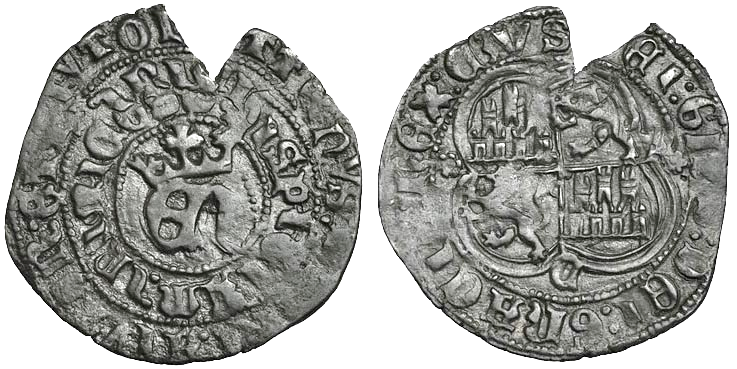 Tipo 2. Real de Vell&oacute;n con &ldquo;EN&rdquo; Coronadas