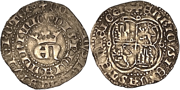 Tipo 2. Real de Vell&oacute;n con &ldquo;EN&rdquo; Coronadas
