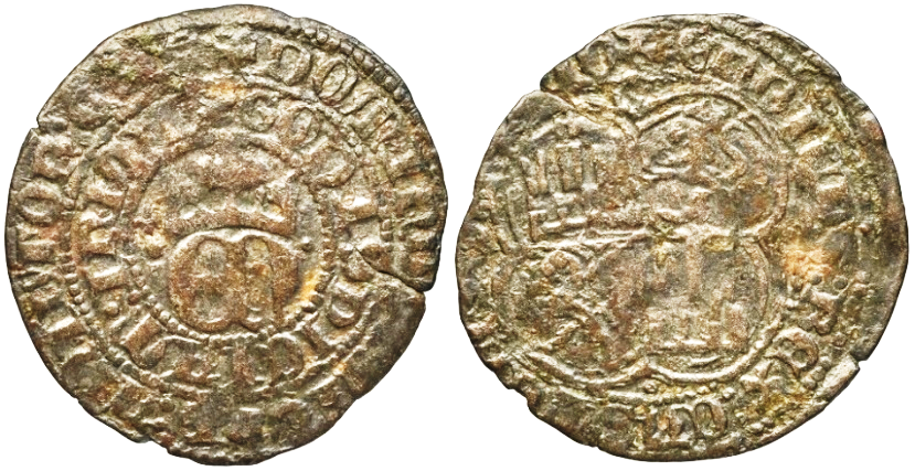 Tipo 2. Real de Vell&oacute;n con &ldquo;EN&rdquo; Coronadas