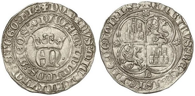 Tipo 22. Real de Real de Plata con &ldquo;EN&rdquo; coronadas.