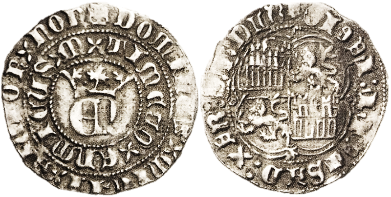 Tipo 22. Real de Real de Plata con &ldquo;EN&rdquo; coronadas.