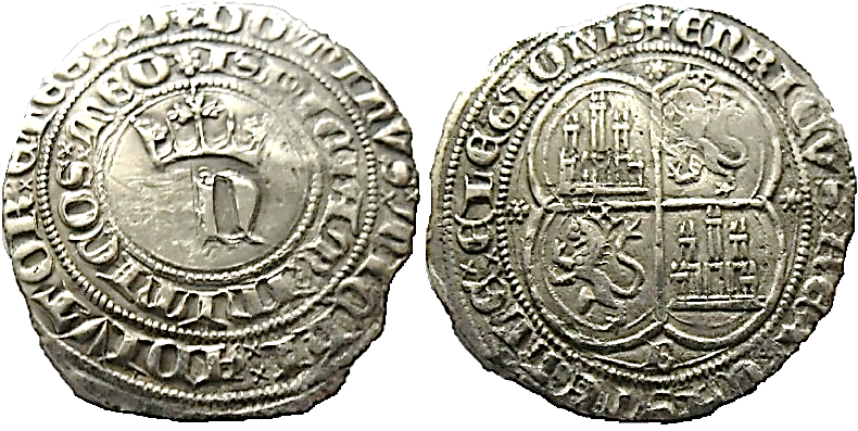 Tipo 22. Real de Real de Plata con &ldquo;EN&rdquo; coronadas.