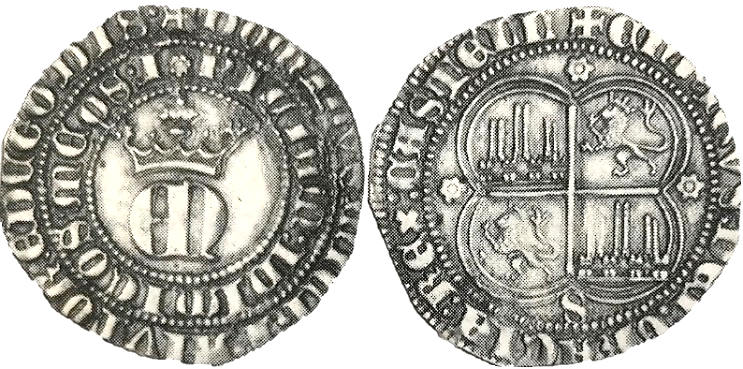 Tipo 22. Real de Real de Plata con &ldquo;EN&rdquo; coronadas.