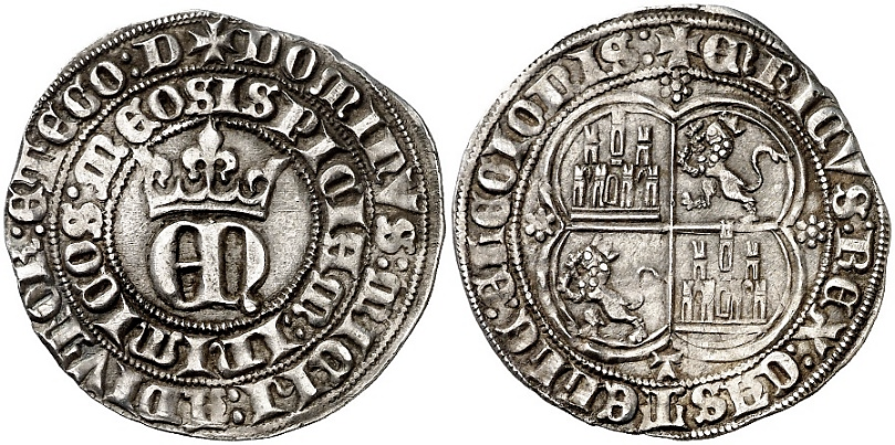 Tipo 22. Real de Real de Plata con &ldquo;EN&rdquo; coronadas.