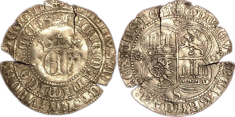 Tipo 22. Real de Real de Plata con &ldquo;EN&rdquo; coronadas.