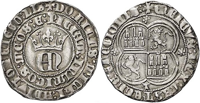 Tipo 22. Real de Real de Plata con &ldquo;EN&rdquo; coronadas.