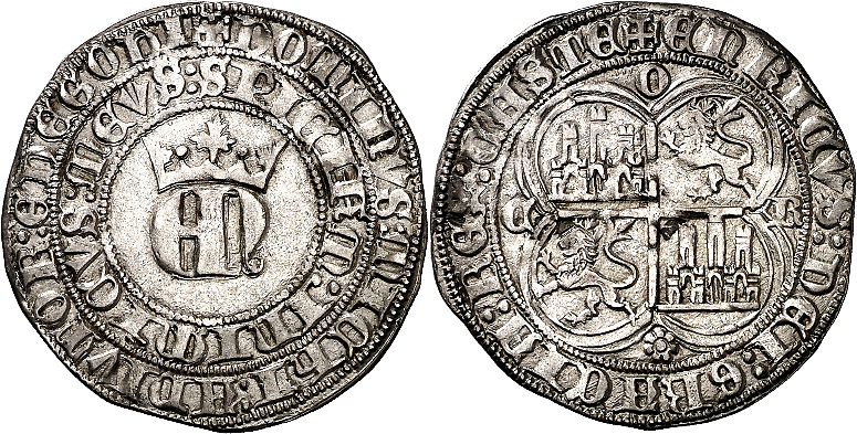 Tipo 22. Real de Real de Plata con &ldquo;EN&rdquo; coronadas.