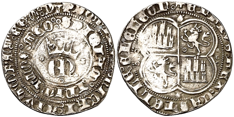 Tipo 22. Real de Real de Plata con &ldquo;EN&rdquo; coronadas.