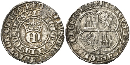 Tipo 22. Real de Real de Plata con &ldquo;EN&rdquo; coronadas.