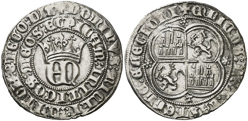 Tipo 22. Real de Real de Plata con &ldquo;EN&rdquo; coronadas.