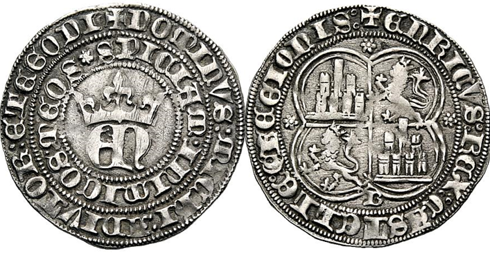 Tipo 22. Real de Real de Plata con &ldquo;EN&rdquo; coronadas.