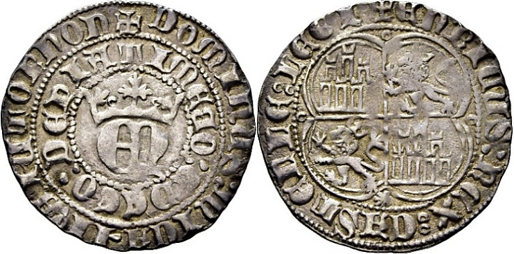 Tipo 22. Real de Real de Plata con &ldquo;EN&rdquo; coronadas.