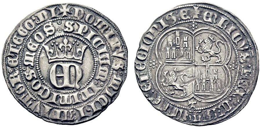 Tipo 22. Real de Real de Plata con &ldquo;EN&rdquo; coronadas.
