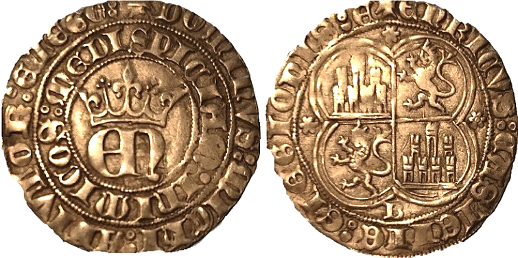 Tipo 22. Real de Real de Plata con &ldquo;EN&rdquo; coronadas.