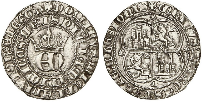 Tipo 22. Real de Real de Plata con &ldquo;EN&rdquo; coronadas.