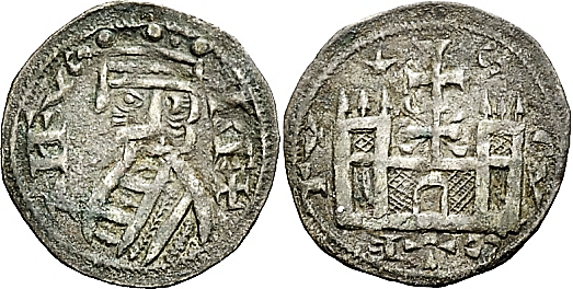 Tipo 38. Dinero de &ldquo;Anfvs Rex/Castela&rdquo;