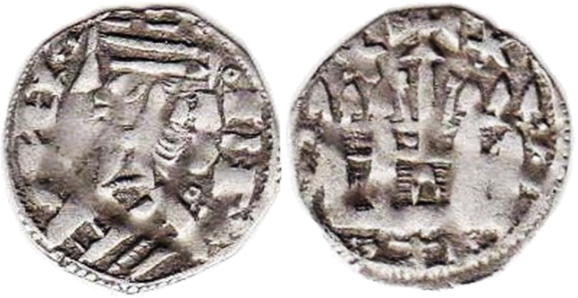 Tipo 38. Dinero de &ldquo;Anfvs Rex/Castela&rdquo;