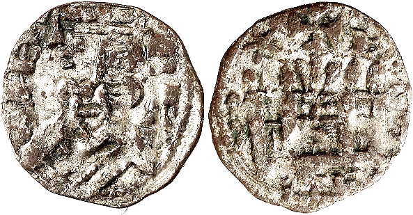 Tipo 38. Dinero de &ldquo;Anfvs Rex/Castela&rdquo;