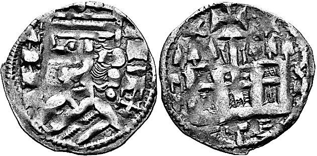 Tipo 38. Dinero de &ldquo;Anfvs Rex/Castela&rdquo;