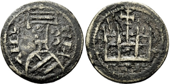 Tipo 38. Dinero de &ldquo;Anfvs Rex/Castela&rdquo;
