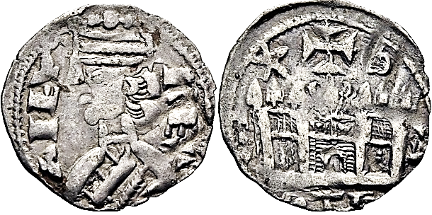 Tipo 38. Dinero de &ldquo;Anfvs Rex/Castela&rdquo;