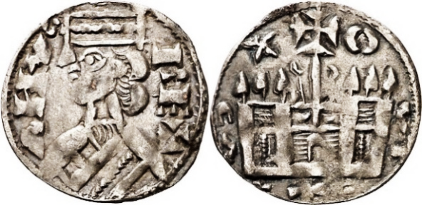 Tipo 38. Dinero de &ldquo;Anfvs Rex/Castela&rdquo;