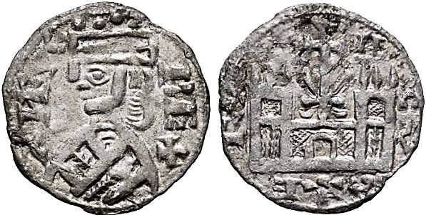 Tipo 38. Dinero de &ldquo;Anfvs Rex/Castela&rdquo;