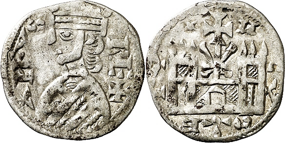 Tipo 38. Dinero de &ldquo;Anfvs Rex/Castela&rdquo;