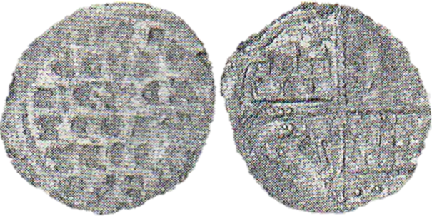 Tipo 4. Dinero alfons&iacute; de la Primera Guerra de Granada