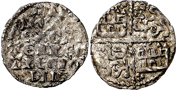 Tipo 4. Dinero alfons&iacute; de la Primera Guerra de Granada