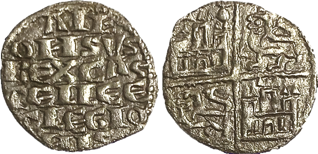 Tipo 4. Dinero alfons&iacute; de la Primera Guerra de Granada