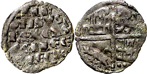 Tipo 4. Dinero alfons&iacute; de la Primera Guerra de Granada