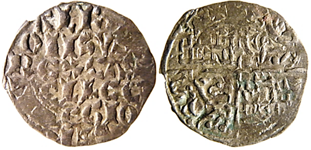 Tipo 4. Dinero alfons&iacute; de la Primera Guerra de Granada