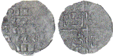 Tipo 4. Dinero alfons&iacute; de la Primera Guerra de Granada