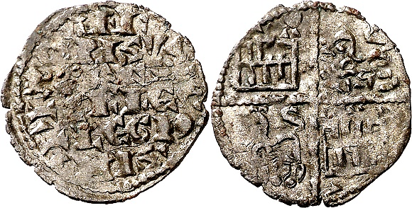 Tipo 4. Dinero alfons&iacute; de la Primera Guerra de Granada