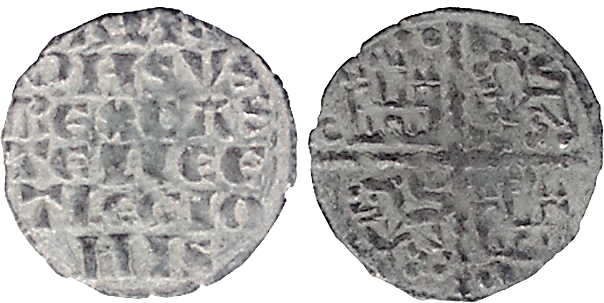 Tipo 4. Dinero alfons&iacute; de la Primera Guerra de Granada